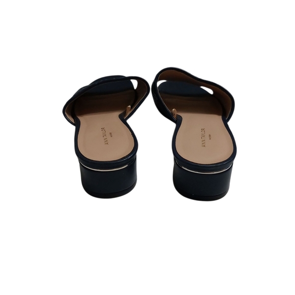 Ann Taylor Blue Mules Elegant Comfort - Picture 5 of 8
